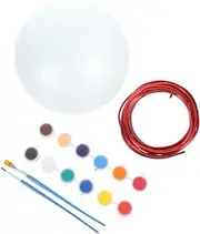 Angoily 1 Set DIY Foam Globe Kit for Foam Ball Craft for School Projects Arts Crafts and Planet Learning Hands Educational Activity