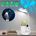 LED Desk Light Dimmable Bedside Reading Night Lamp USB Rechargeable Touch Sensor