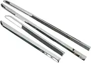 Compatible for Volvo XC90 2015 2016 2017 2018 2019 ABS Chrome Side Door Car Body Molding Strips Cover Trim 4pcs Accessories