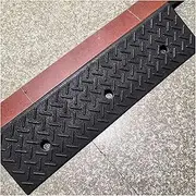 Long Curb Ramps for Driveway Rubber, Indoor Outdoor Threshold Ramp, Non Slip Entryway Ramp for Wheelchair (Size : 100x25cmx4cm)