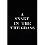A SNAKE IN THE GRASS