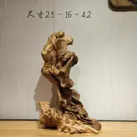 在飛比找樂天市場購物網優惠-崖柏根雕擺件隨形壽星達摩財神觀音工藝品家居裝飾客廳木雕陳化料