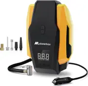 Portable Tire Inflator Air Compressor 150PSI 12V DC Auto Tire Pump,With LED L...