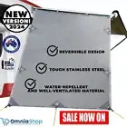 Pop-Top Grey Caravan Privacy Screen 2.2M End Wall Side Sun Shade Roll Out Awning