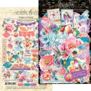 Flight Of Fancy - Graphic 45- Die Cut Assortment Ephemera 59/pk