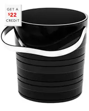 Vista Alegre Vinyl Black Ice Bucket with $22 Credit