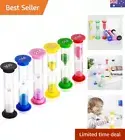 Sand Timer,Plastic Hourglass Timer,Colorful Sandglass Hourglass Sand Clock Ti...