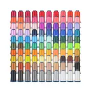RICHWORD Embroidery Machine Thread 100 Colors 40WT (108D/2) Polyester Thread ...