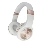 Morpheus 360 HP5500R 3' Cord Wireless Headphones w/ Microphone - White/Gold New