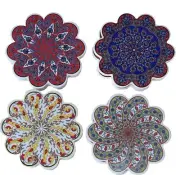 Ceramic Trivet For Hot Dishes Set Of 4 Potholder For Kitchen, Heat Resistant Pot