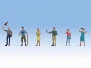 N15472 Noch OO/HO Gauge Travel Group (6) Figure Set