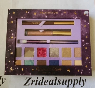 Profusion Prismatic Glam Makeup Gift Set For Eyes And Lips