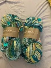 ROBIN TURNER GOURMET YARN #10430 Potpourri With Sequins One Of A Kind Colors 2