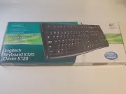 Logitech Keyboard K120 Brand New Sealed Box Quiet Spill Resistant USB Connector