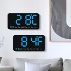 Temperature Date Electronic Wall Clock Multi-functional Display Table Clock