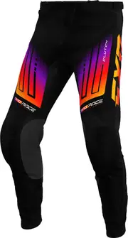 FXR Clutch 2025 Youth Motocross Pants, purple-orange, Size 24 Purple Orange