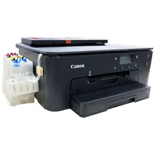 CANON TS707 A4 噴墨相片印表機 加裝連續供墨系統 支援手機列印 雙面列印 可光碟列印 乙太網路