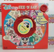 See'N Say Walt Disney Game Mondo Parlante Topolino Donald Mattel 1-5 Years