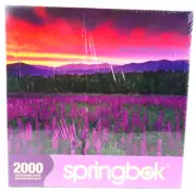Springbok 2,000 Pieces Jigsaw Puzzle 'Purple Majesty' 2009 FACTORY SEALED BOX