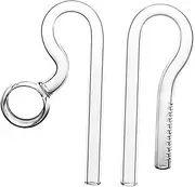 WeiLaiKeQi Aquarium Lily Tube Skimmer Glass Lily Pipe Inflow/Outflow Glass Lily Pipe Inflow, 13mm
