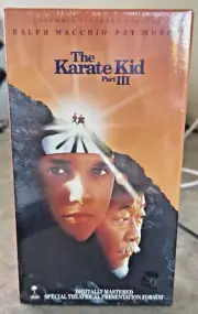 1989 The Karate Kid Part III 3 VHS First Print! RCA Red label and Watermarks NEW