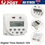 DC 12V DC 24V Timer Switch Digital Programmable Control LCD-Time Relay Day/Week