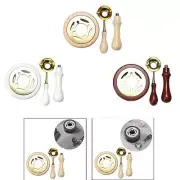 Wax Seal Kit Wax Melting Pot Lightweight Wooden Stainless Steel with Wax Melting
