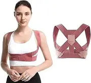 Posture Corrector for Women, Adjustable Upper Back Brace for Posture Hunchback Support and Providing Pain Relief from Neck, Shoulder, and Upper Bac (Medium)