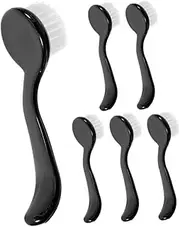 Generic 6pcs Cleaning Brush Skin Care Tools Cleaning Tools Facial Tools Pore Cleansing Brush Exfoliating Face Scrubber Manual Face Brush Home Facial Brush Face Cleansing Brush Black Pvc