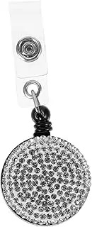 jojofuny Diamond Keychain Retractable Nurse Holders off Badge Name Keychains Id Card Holder Id Holder