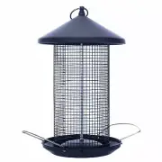 Cottage Garden 12" Matte Black Heavy Duty Mesh Metal 3 Lb. Nut Bird Feeder
