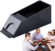 Blackjack Shoe Holder - Poker Dealer Card Dispenser | Durable Multi-Deck Card Holder with Easy Slide Function, Professional Board Game Accessory for Home Games, Themed Parties, Nightclub Events