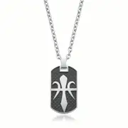Tensity Stainless Steel Dog Tag Necklace