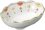 Nishiki Oval Chiyokuchi [3.5 x 2.6 x 1.1 inches (9 x 6.7 x 2.7 cm) | Small Bowl | Reinforced