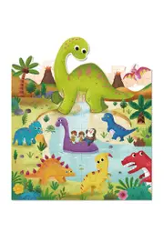 Tookyland Dinosaur Jigsaw Floor Puzzle - 40-Piece Puzzle, Hands-On Dinosaur-Themed Fun for Kids