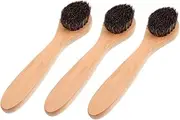 LOLIPPYY 3pcs Face Scrubber with Handle Soft Bristles Facial Cleansing Brush for Deep Pore Cleansing and Exfoliation Gentle Skin Care Tool for Sensitive Skin and Travel