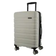 Pierre Cardin 4 Wheel Cabin Hard-Shell Suitcase Travel Luggage 54cm Snow