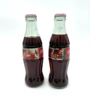 Christmas 1995 COCA-COLA BOTTLE COLLECTIBLE 8OZ.