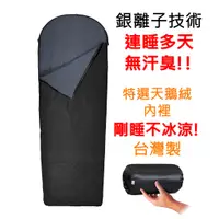 在飛比找蝦皮購物優惠-地震防災備用台灣製化纖 露營睡袋 全開信封型 輕量小顆 科技