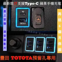 在飛比找蝦皮購物優惠-【臺灣現貨】新款‼️ 豐田TOYOTA預留孔 直上盲塞USB