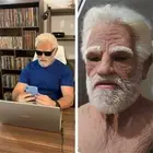 Cosplay Costume Halloween Realistic Latex Old Man Face Mask Disguise Party Prop