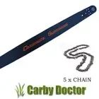 CANNON 18" CHAINSAW BAR TITAN 5 x TITAN CHAIN FOR STIHL MS390 MS360 MS440 MS660