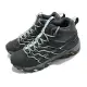 Merrell 戶外鞋 Moab FST 2 Mid GTX 女鞋 登山 越野 耐磨 黃金大底 防水 中筒 灰 綠 ML500094 23cm STORM