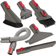 [Vuzsbcmx] Attachment Accessories Compatible with V7 V8 V15 V10 V11 V12 Vacuum Cleaner, Attachments Including Flexible Hose, Crevice Tool, Mattress Tool Kit, Intotal 6 Pcs