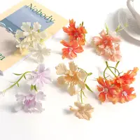 在飛比找松果購物優惠-栩栩如生仿真六瓣蘭花 絹花裝飾婚慶佈景材料 (8.6折)