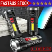 Super Bright 999000000 LM LED Torch Tactical Flashlight Lantern Rechargeable US