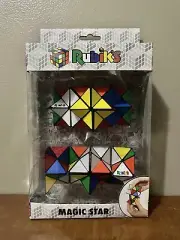 Rubik's Magic Star cube 2 Piece Fidget Toy Great Stocking Stuffer, Transforming