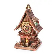 ROKR Cuckoo Clock Mechanical 3D Wooden Puzzle-Colorful