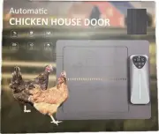 Intelligent Automatic Chicken House Door Remote Pet Coop Door With Solar Panel