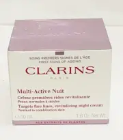Clarins Multi-Active Night Cream 1.6 oz | Normal to Combo Skin | AUTHENTIC